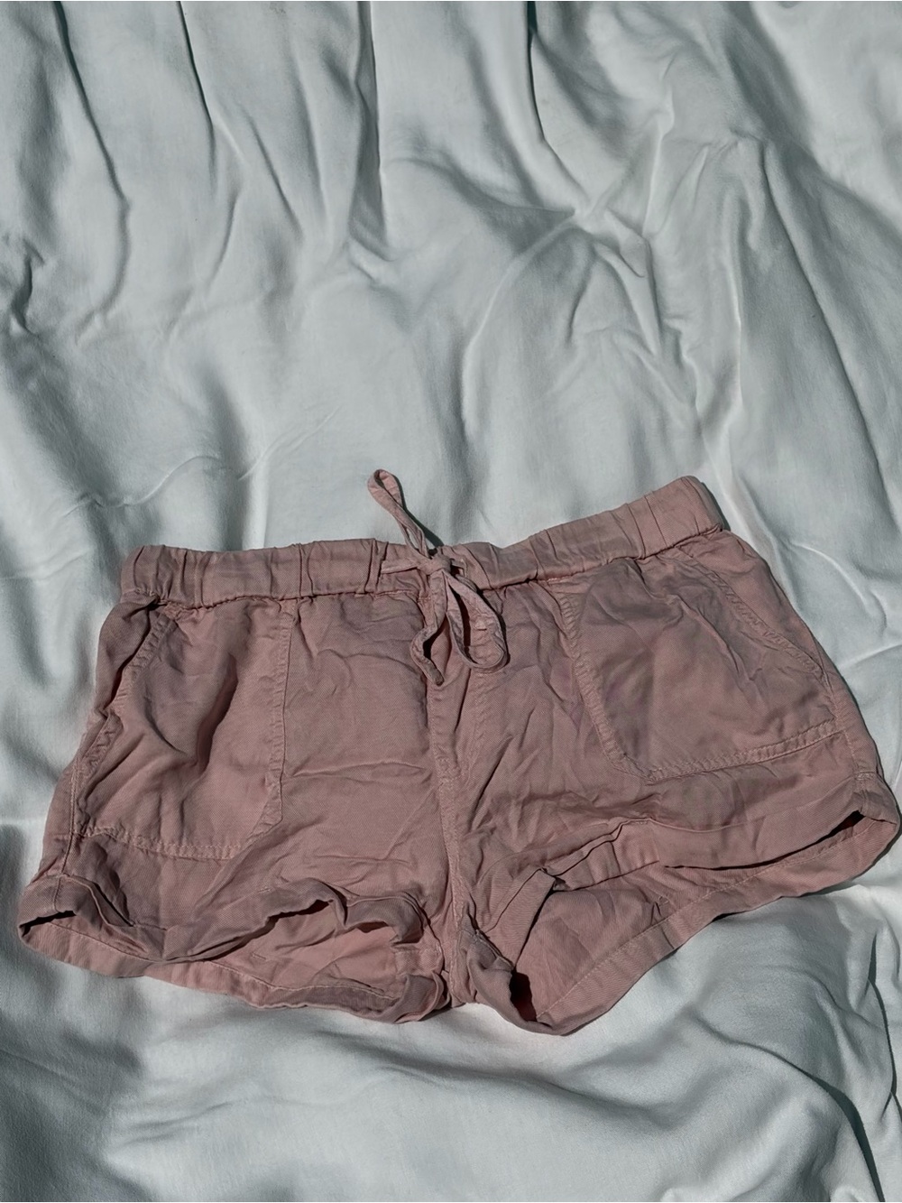 Volcom Women’s Drawstring Lounge Shorts - Dusty Pink